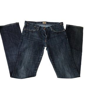 Jeans Goldsign Brand.  Size Women's 29 Dark Blue Denim Cotton Elastane Straight